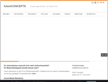 Tablet Screenshot of futureconcepts.de